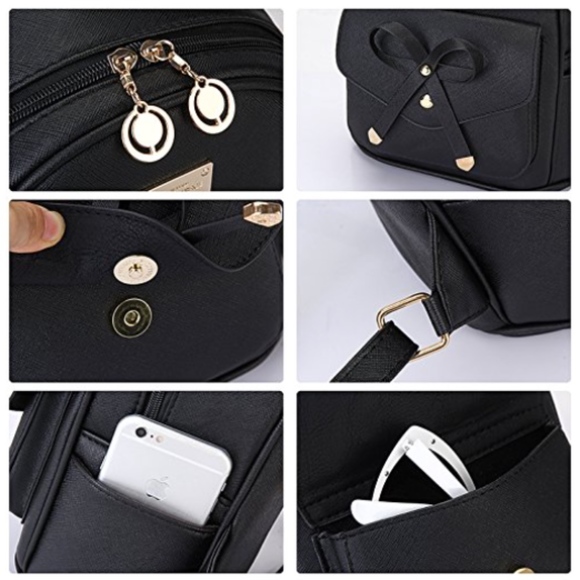 Cute mini leather backpack - Picture 2 of 2